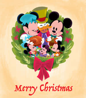 "Gumawa ng mahiwagong alaala ngayong Pasko kasama ang Disney!" — Tecno Phantom V Fold2 Wallpaper