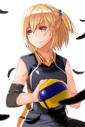 Haikyuu 4K Hitoka Yachi — Anime Wallpaper