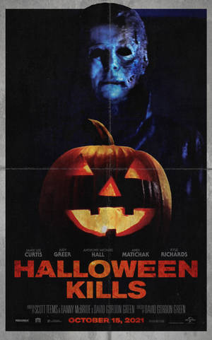 Halloween Kills burnt mask poster wallpaper — Honor Pad Wallpaper