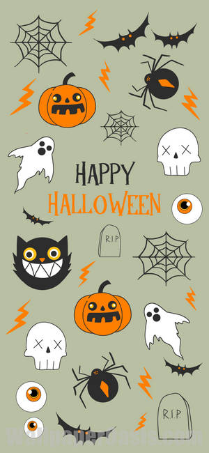 Happy Halloween — Cartoon Halloween Wallpaper