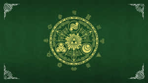 Handa nang harapin ni Link ang kanyang mga kaaway sa mundo ng The Legend Of Zelda — Legend of zelda GIF Wallpaper