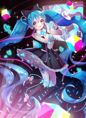 Magandang HD fan art Hatsune Miku wallpaper — OnePlus Pad 3 Wallpaper