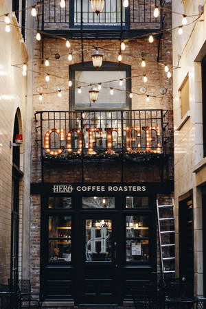 Hero Coffee Bar Cafe Chicago — Huawei MatePad Pro Max Wallpaper