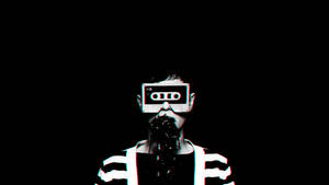 Wallpaper ng hipster na lalaki na may cassette tape — 2560x1440 Wallpaper