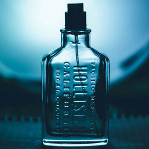 Hollister etched perfume bottle wallpaper — Pixel Watch 4 Wallpaper