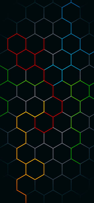 Honeycomb Oled Phone — 1320x2868 Wallpaper