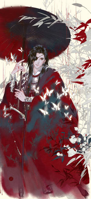 Hua Cheng Red Art wallpaper — 1320x2868 Wallpaper