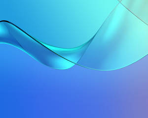 Huawei MediaPad M5 blue curves wallpaper