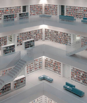 Malaking Puting Library Sa Germany wallpaper — Tecno Phantom V Fold2 Wallpaper