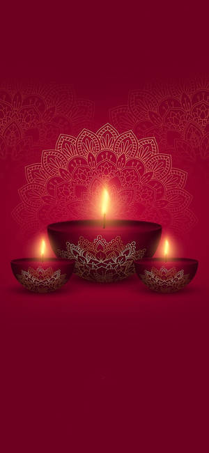 Diwali pulang kandila lampara wallpaper — Honor Play10 Wallpaper