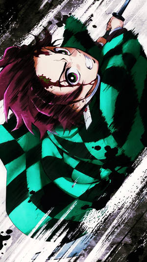 Ilustrasyon Demon Slayer Phone Tanjiro — Demon slayer phone Wallpaper