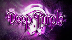 Ilustrasyon ng Deep Purple Band na Nagpapaandar — Purple Wallpaper