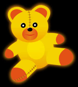 Teddy Bear na Dilaw na Clipart, HD Png Download