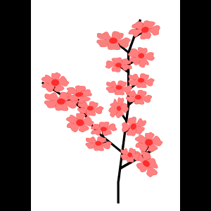 Ilustrasyon ng Mga Bulaklak na Rosas na May Estilo