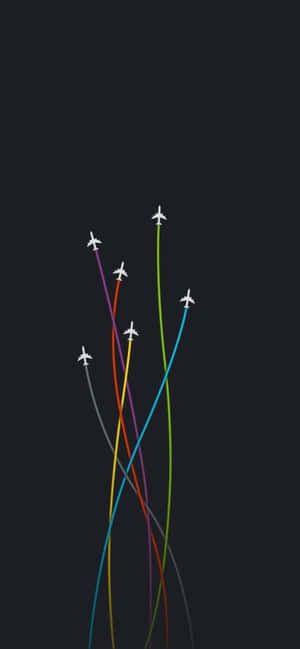 Iphone Xs Max Maliliit na Eroplano Background — iPhone 17 Wallpaper