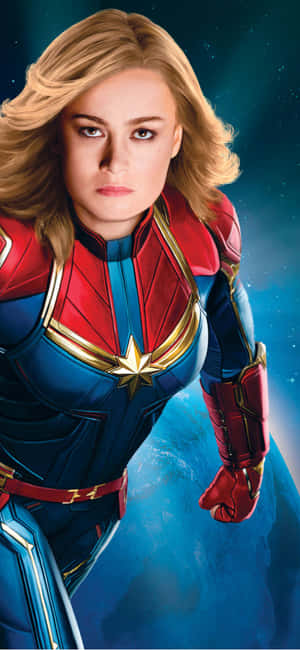 Captain Marvel background — Pixel 11 Pro Wallpaper