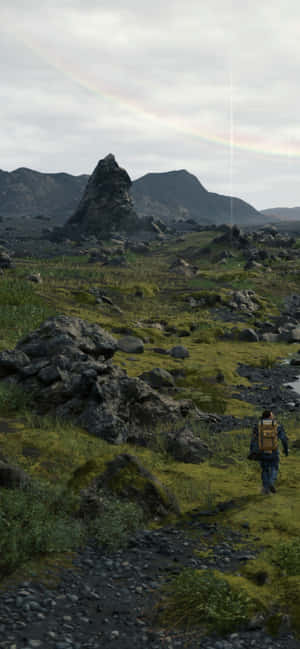 Iphone Xs Max Death Stranding Background — Samsung S23 Wallpaper