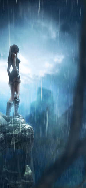 Iphone Xs Max Rise Of The Tomb Raider Background — iPhone 15 Pro Wallpaper
