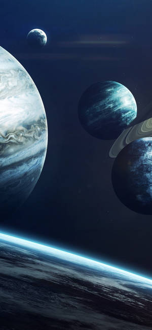 Iphone Xs Planet — iPhone 16 Pro Max Wallpaper