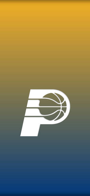 Indiana Pacers minimalist team logo wallpaper — iPhone 12 Pro Max Wallpaper