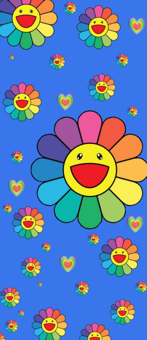 Indie aesthetic na ngumiti bulaklak wallpaper — Pixel 9a Wallpaper