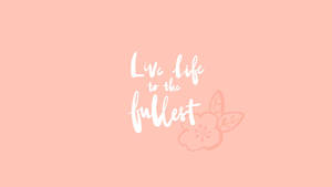 Inspirational na Sipi ng Peach — Aesthetic quotes GIF Wallpaper