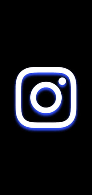 Instagram Black Background — iPhone 14 Wallpaper