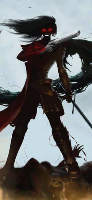 Hellsing Ultimate 4k — iPhone X Wallpaper