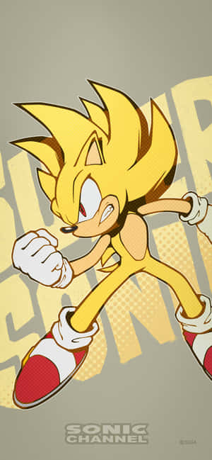 Super Sonic — Galaxy A37 Wallpaper