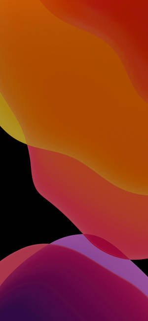 Wallpaper ng IOS 13 Dark Orange — Pixel 8 Wallpaper