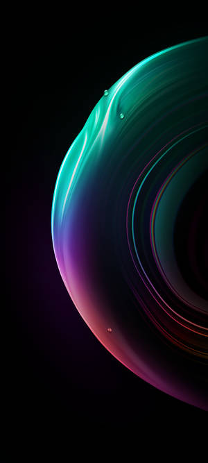 Ios 15 neon sphere wallpaper — iPhone 11 Wallpaper