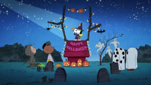 Mga larawan ni Charlie Brown para sa Halloween