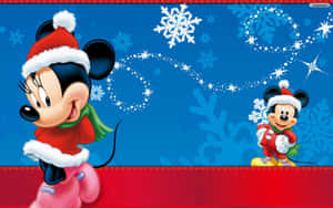 Ipagdiwang ang Pasko kasama ang Iyong mga Paboritong Karakter sa Disney — Disney pasko Wallpaper