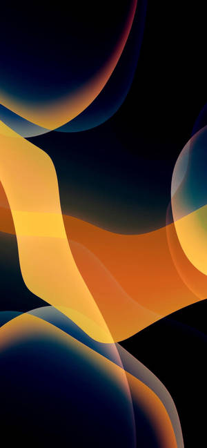 Iphone 13 IOS dilaw asul abstract wallpaper — iPhone 7 Plus Wallpaper
