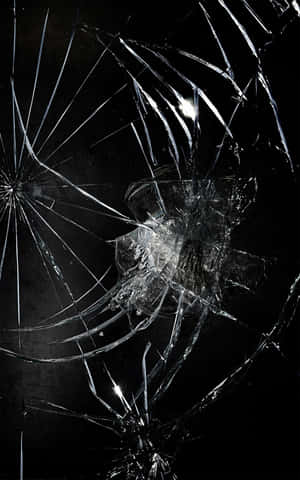 iPhone Cracked Screen Scratches Prank — Infinix Xpad 30 Pro Wallpaper