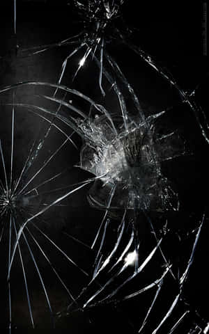 iPhone Cracked Screen Scratches Prank — Moto Pad 60 Neo Wallpaper