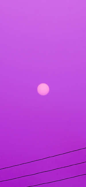 Iphone Lavender Aesthetic Moon Sky — iPhone 18 Wallpaper
