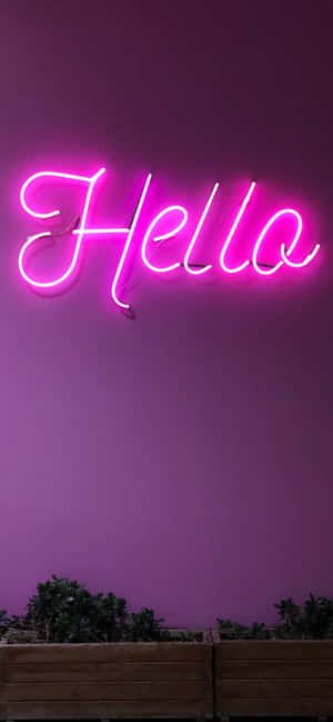 Iphone Lavender Aesthetic Neon Pink — Floral iPhone Wallpaper