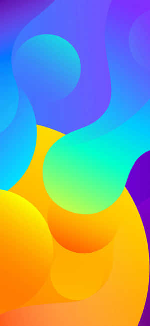 iPhone X Abstract Paint Blobs — iPhone 16 Pro Max Wallpaper