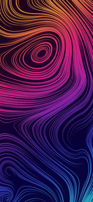 iPhone X Abstract Swirls — Abstract na iPhone Wallpaper