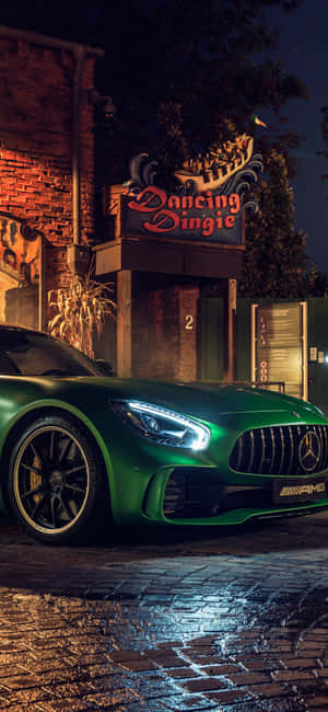 Iphone X Amg Gt-r Background — iPhone X Wallpaper