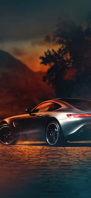Iphone X Amg Gt-r Background — iPhone X Wallpaper