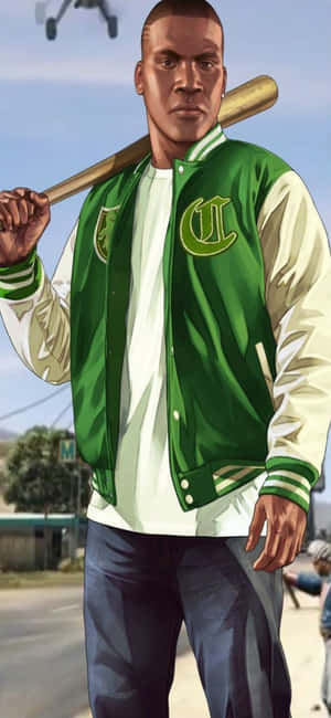 Iphone X Grand Theft Auto V Background — iPhone 11 Pro Wallpaper