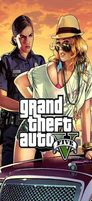 Iphone X Grand Theft Auto V Background — IQOO Z10 Turbo Pro Wallpaper