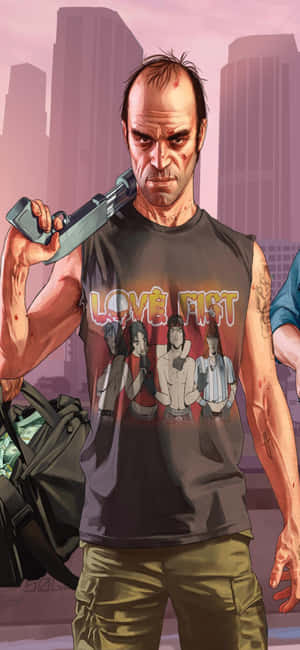 Iphone X Grand Theft Auto V Background — iPhone 16 Pro Max Wallpaper