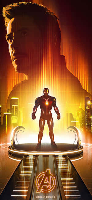 Iphone X Iron Man Background — iPhone 16 Wallpaper