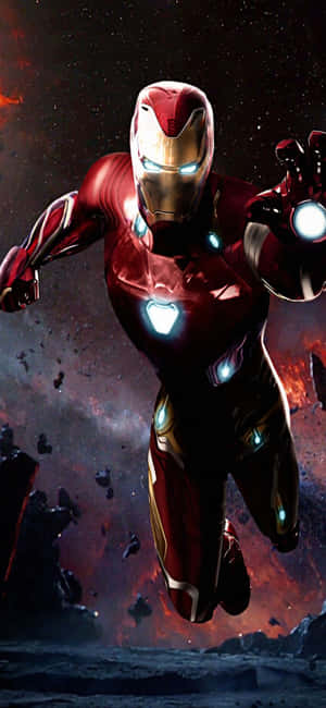 Background ng Iphone X na Iron Man — iPhone 16 Pro Max Wallpaper