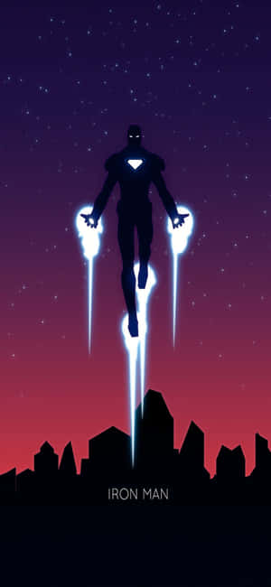 Iphone X Iron Man Background — Galaxy S24 Wallpaper