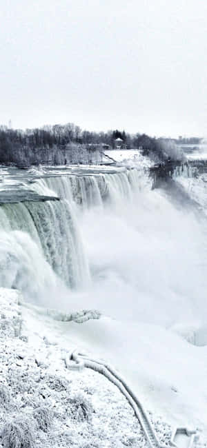 Iphone X Niagara Falls Background — iPhone 13 Pro Wallpaper