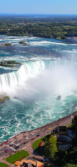 Iphone X Niagara Falls Background — iPhone 16 Pro Max Wallpaper
